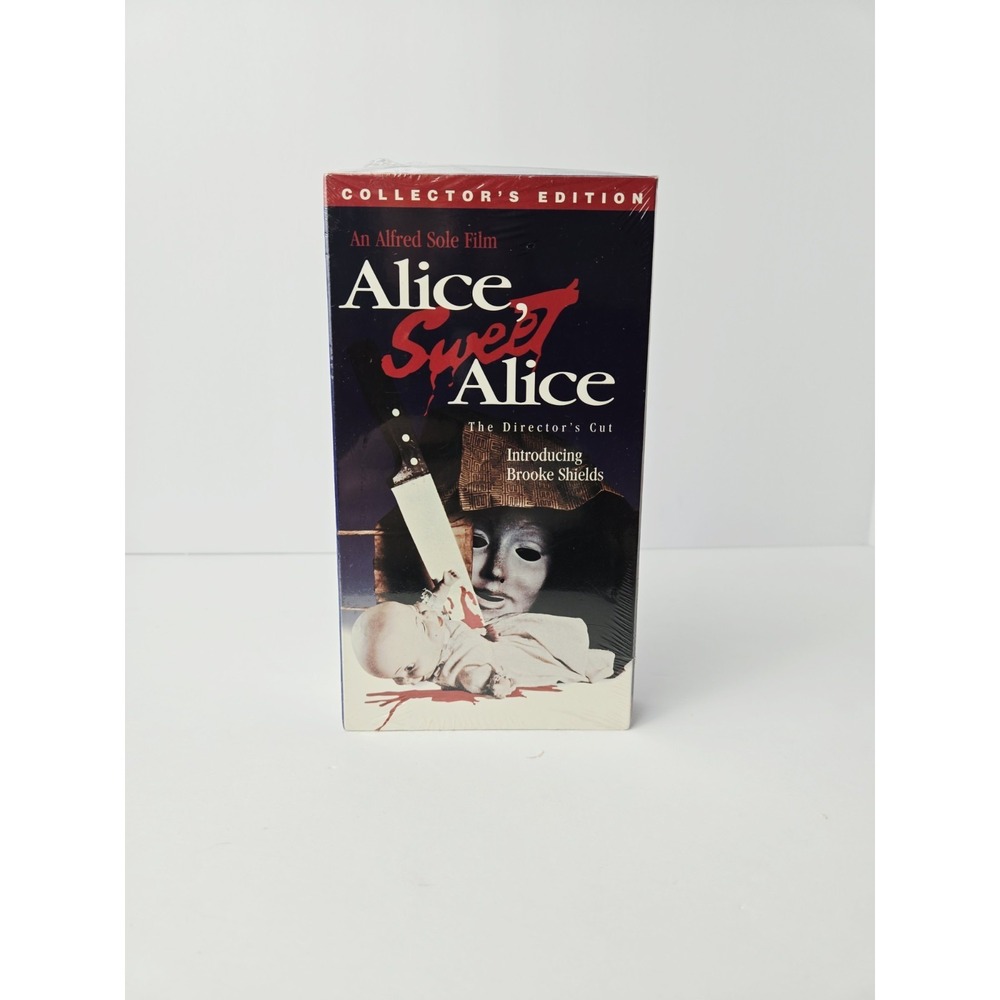 Vintage Horror VHS‎ tape Alice Sweet Alice Directors Cut